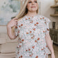 I've Got a Feeling Floral Flutter Sleeve Top
