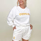 PUMPKIN Graphic Sweatshirt And Shorts Set
