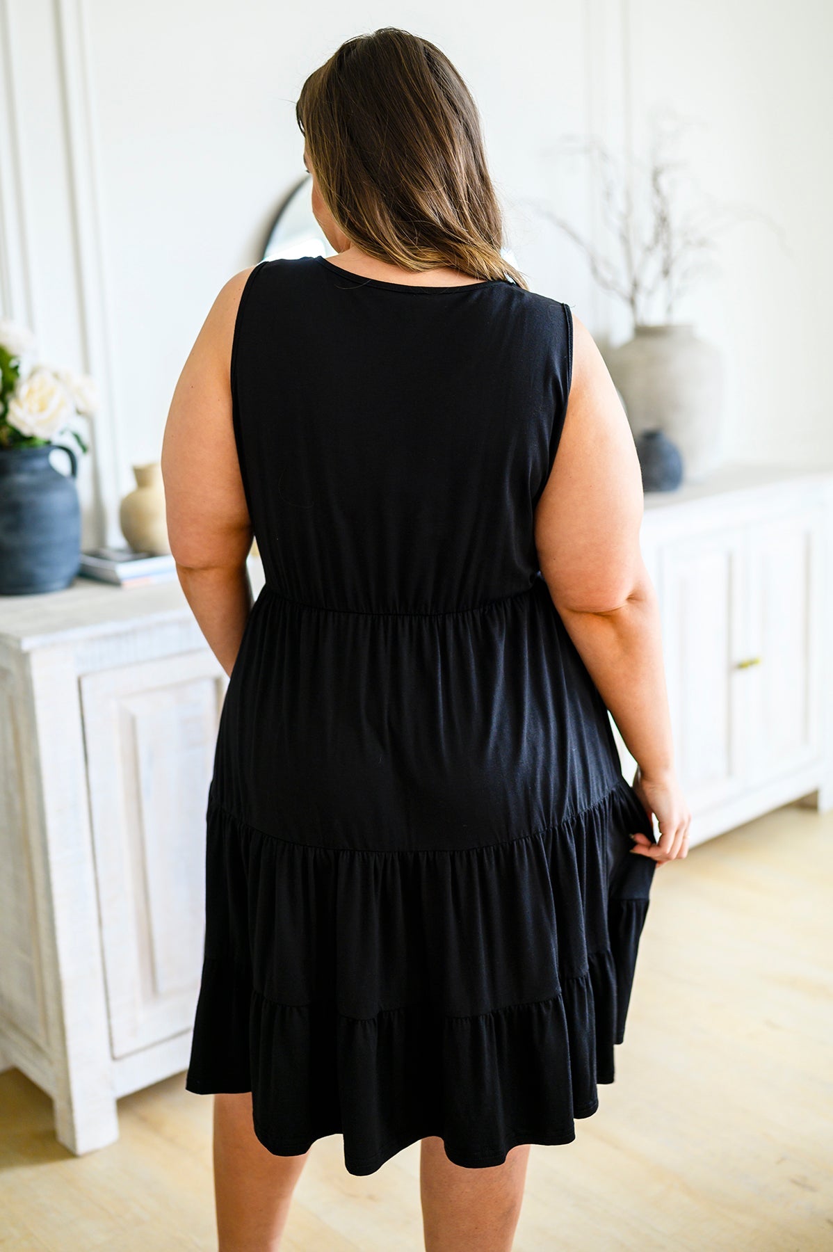 PREORDER: Sleeveless Tiered Dress in Four Colors