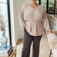 Imagine It All V-Neck Peplum Top