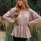Imagine It All V-Neck Peplum Top