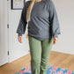 In Depth Crewneck Sweater in Charcoal