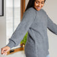 In Depth Crewneck Sweater in Charcoal