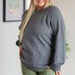 In Depth Crewneck Sweater in Charcoal