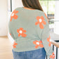 In The Groove Mod Floral Sweater