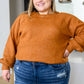 In Warm Arms Sweater in Rust
