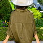 In Your Thoughts Oversized Dolman Sleeve Top In Olive