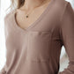 Indeed You Do Long Sleeve V-Neck Top