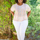 In the Mix Short Sleeve Top
