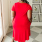 In the Now Dress in Red