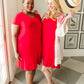 In the Now Dress in Red