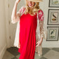In the Now Dress in Red