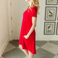 In the Now Dress in Red