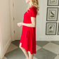 In the Now Dress in Red