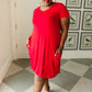 In the Now Dress in Red