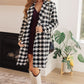Monochromatic Moment Plaid Coat