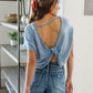 In the Twist Top in Blue