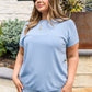 In the Twist Top in Blue