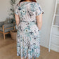Into the Night Dolman Sleeve Floral Dress