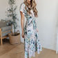 Into the Night Dolman Sleeve Floral Dress