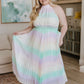 Irresistibly Iridescent Maxi Dress