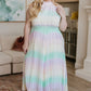Irresistibly Iridescent Maxi Dress