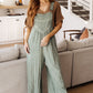 It's A Vibe Mineral Wash Wide Leg Overalls