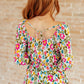 It's a Kind of Magic Floral Peplum