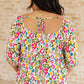 It's a Kind of Magic Floral Peplum