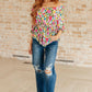 It's a Kind of Magic Floral Peplum