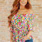 It's a Kind of Magic Floral Peplum