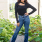 Ivy High Waisted Bootcut Medium Wash Jeans