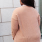 Ivy League Boyfriend Shacket In Taupe