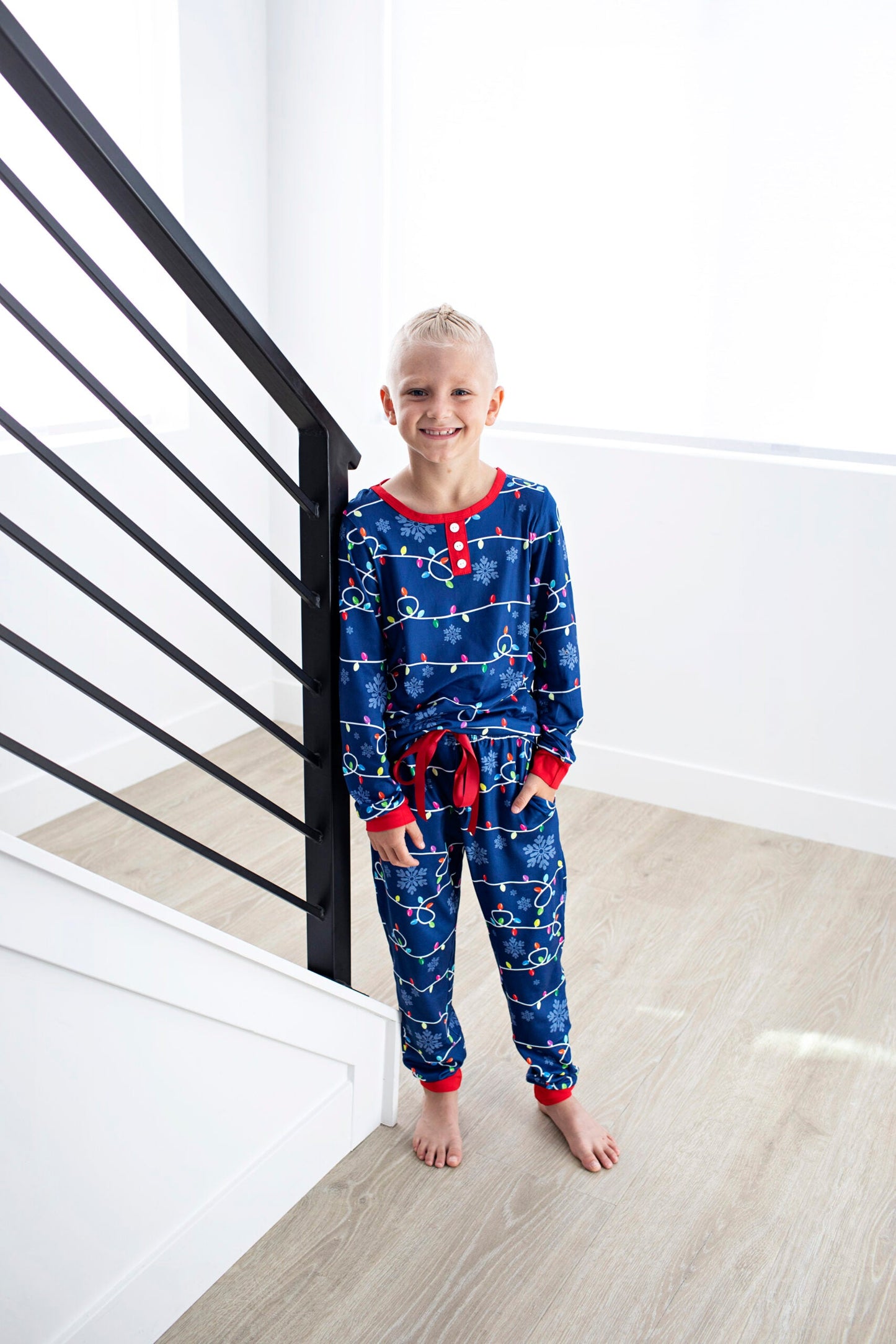PREORDER: Matching Family Christmas Pajamas In Christmas Lights