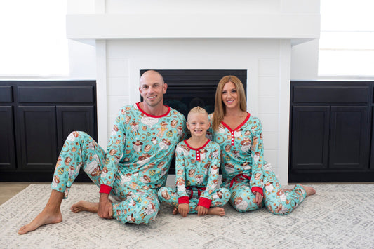 PREORDER: Matching Family Christmas Pajamas in Howdy Claus