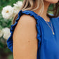 Jaime Top in Royal Blue