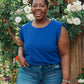 Jaime Top in Royal Blue