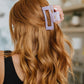 Jelly Rectangle Claw Clip in Lavender