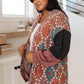 RACK SALE Jessie Mixed Print Cardigan SMALL