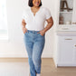 Jody Slim Flare Side Slit Jeans