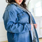Jordan Hooded Denim Shacket