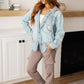 Jordan Hooded Denim Shacket in Light Wash