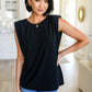 Juke Box Hero Shoulder Pad Top