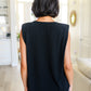 Juke Box Hero Shoulder Pad Top