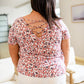Julianne Lattice Detail Top
