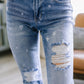 Judy Blue Star Crossed Boyfriend Jeans