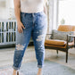 Judy Blue Star Crossed Boyfriend Jeans