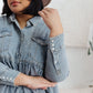 Just Float On Jacket In Denim