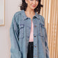 Just In Case Mineral Wash Shacket