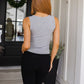 Just One More Ribbed Tank in Heather Grey